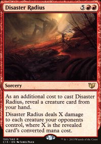 Disaster Radius - Commander 2015