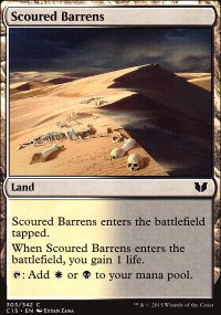 Scoured Barrens - Commander 2015