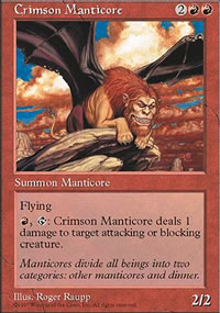 Crimson Manticore - 5th Edition