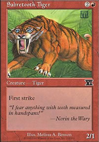 Sabretooth Tiger - 6th Edition