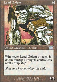 Lead Golem - 6th Edition