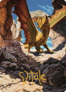 Ancient Brass Dragon - Art 2 - Commander Legends: Battle for Baldur's Gate - Art Series