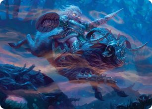 Bristlebane Outrider - Art 1 - Lorwyn Eclipsed - Art Series