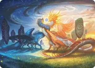 Celestial Reunion - Art 1 - Lorwyn Eclipsed - Art Series