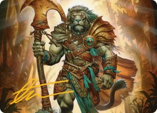 Ajani, Outland Chaperone - Art 2 - Lorwyn Eclipsed - Art Series