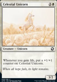 Celestial Unicorn - Dungeons & Dragons: Adventures in the Forgotten Realms