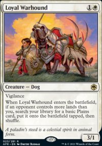Loyal Warhound - Dungeons & Dragons: Adventures in the Forgotten Realms
