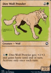 Dire Wolf Prowler - Dungeons & Dragons: Adventures in the Forgotten Realms