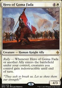 Hero of Goma Fada - Battle for Zendikar