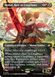 Mabel, Heir to Cragflame - Bloomburrow