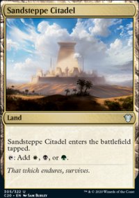 Sandsteppe Citadel - Commander 2020