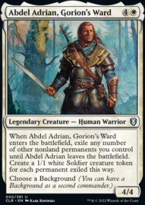 Abdel Adrian, Gorion's Ward - Commander Legends: Battle for Baldur's Gate