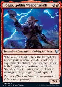 Toggo, Goblin Weaponsmith - Commander Legends