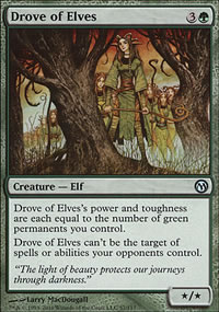 Drove of Elves - Duels of the Planeswalkers