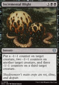 Incremental Blight - Lorwyn Eclipsed Commander Decks