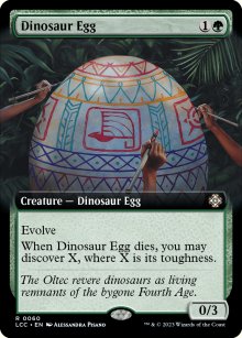 Dinosaur Egg 1 - Lost Caverns of Ixalan Commander Decks
