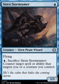 Siren Stormtamer - Lost Caverns of Ixalan Commander Decks