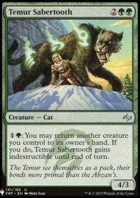 Temur Sabertooth - Mystery Booster 2