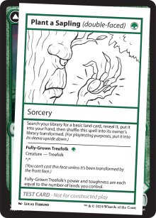 Plant a Sapling (double-faced) - Mystery Booster 2