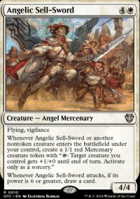 Angelic Sell-Sword - Outlaws of Thunder Junction Commander Decks