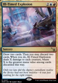 Ill-Timed Explosion - Planeswalker symbol stamped promos