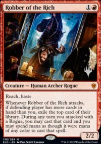 Robber of the Rich - Planeswalker symbol stamped promos