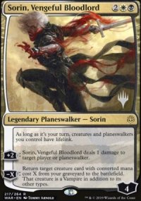 Sorin, Vengeful Bloodlord - Planeswalker symbol stamped promos