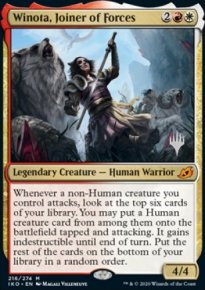 Winota, Joiner of Forces - Planeswalker symbol stamped promos