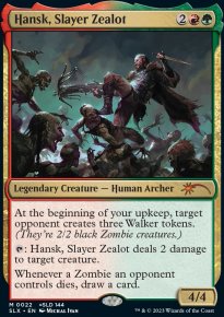 Hansk, Slayer Zealot - Universes Beyond Magic reprints