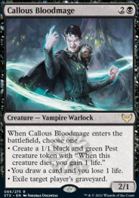 Callous Bloodmage - Strixhaven School of Mages