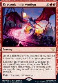 Draconic Intervention - Strixhaven School of Mages
