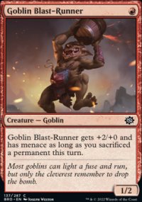 Goblin Blast-Runner - The Brothers War