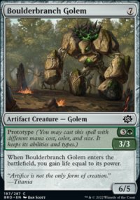 Boulderbranch Golem - The Brothers War