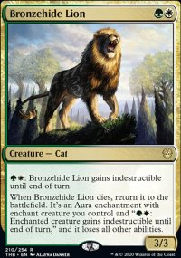 Bronzehide Lion 1 - Theros Beyond Death