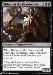 Bishop of the Bloodstained - The List