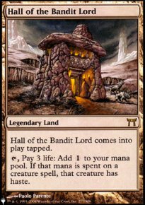 Hall of the Bandit Lord - The List