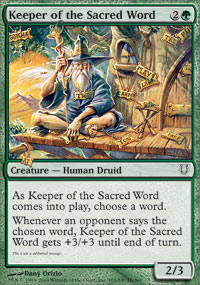 Keeper of the Sacred Word - Unhinged