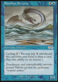 Sandbar Serpent - Urza's Saga