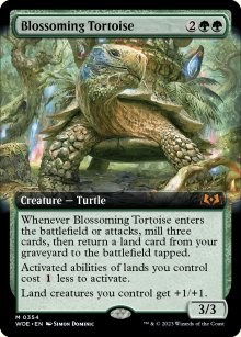 Blossoming Tortoise 2 - Wilds of Eldraine