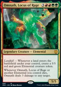 Omnath, Locus of Rage - Zendikar Rising Commander Decks