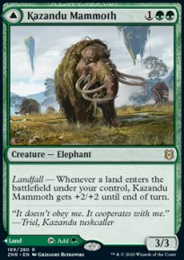 Kazandu Mammoth 1 - Zendikar Rising