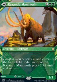 Kazandu Mammoth 2 - Zendikar Rising