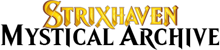 Strixhaven Mystical Archive logo