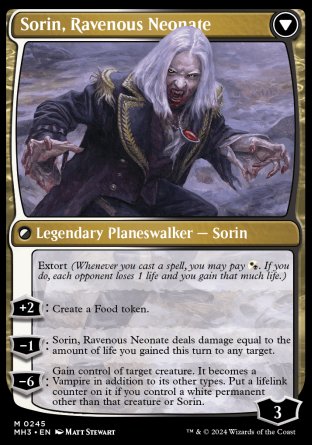 Sorin of House Markov/Sorin, Ravenous Neonate - mtgpics.com