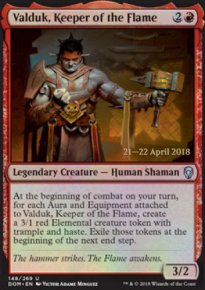Valduk, Keeper of the Flame - Prerelease Promos