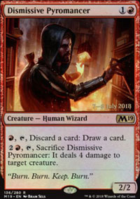 Dismissive Pyromancer - Prerelease Promos