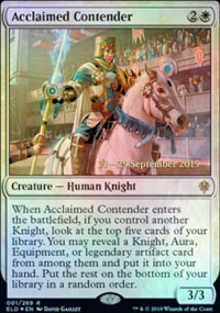 Acclaimed Contender - Prerelease Promos