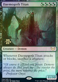 Daemogoth Titan - Prerelease Promos