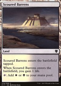 Scoured Barrens - Commander 2017