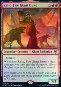 Zalto, Fire Giant Duke - Prerelease Promos